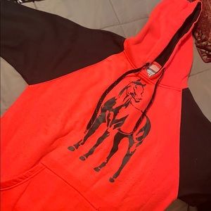 Orange Horse Hoodie
